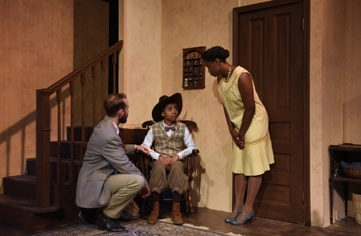 Rubin (Chris Daley), Sonny (Davu Smith), and Cora (Aneisa Hicks) at 