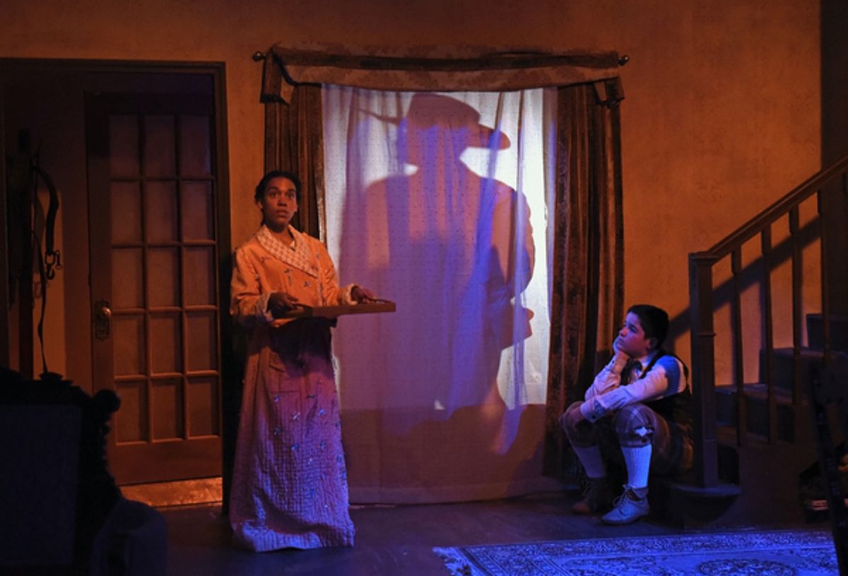 Reenie (Destini Huston), Sonny (James Leonardi), and Rubin (Chris Daly) at 