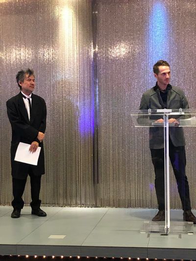 Tony Award-winning playwright David Henry Hwang (left) and Artistic Director Josh Sho Photo