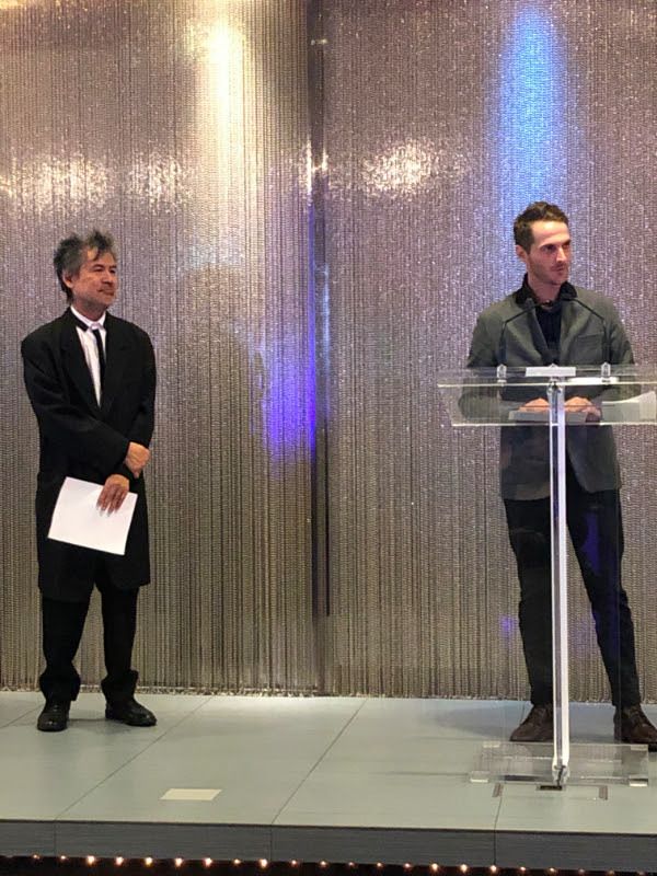Tony Award-winning playwright David Henry Hwang (left) and Artistic Director Josh Sho Photo