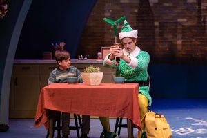 Zachary Podair (Michael Hobbs) and Erik Gratton (Buddy the Elf)	 Photo