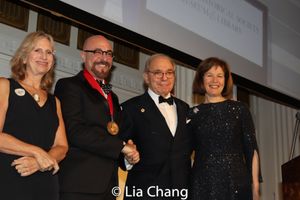 Louise Mirrer, President and CEO, New-York Historical Society, honoree Arthur A. Levi Photo