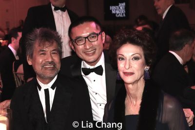 Playwright David Henry Hwang, Opera Composer Huang Ruo, Judith-Ann Corrente, CEO, Pre Photo
