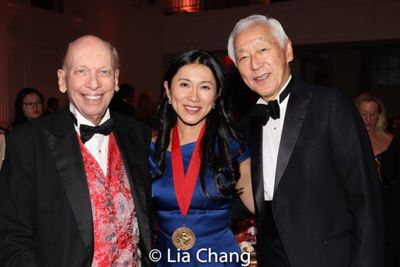 Byron Wien, New-York Historical Society trustee, honoree Dr. H.M. Agnes Hsu-Tang, Osc Photo