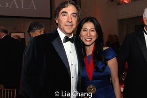 John Monsky, NYHS trustee and honoree Dr. H.M. Agnes Hsu-Tang Photo