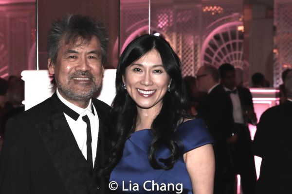 Playwright David Henry Hwang and honoree Dr. H.M. Agnes Hsu-Tang Photo
