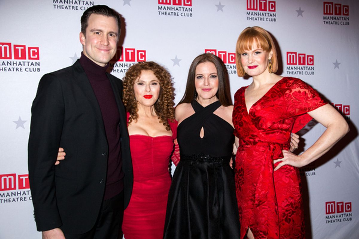 Gavin Creel, Bernadette Peters, Jennifer Simard, Kate Baldwin at 