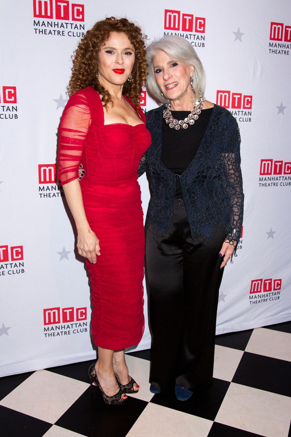 Bernadette Peters, Jamie deRoy at 