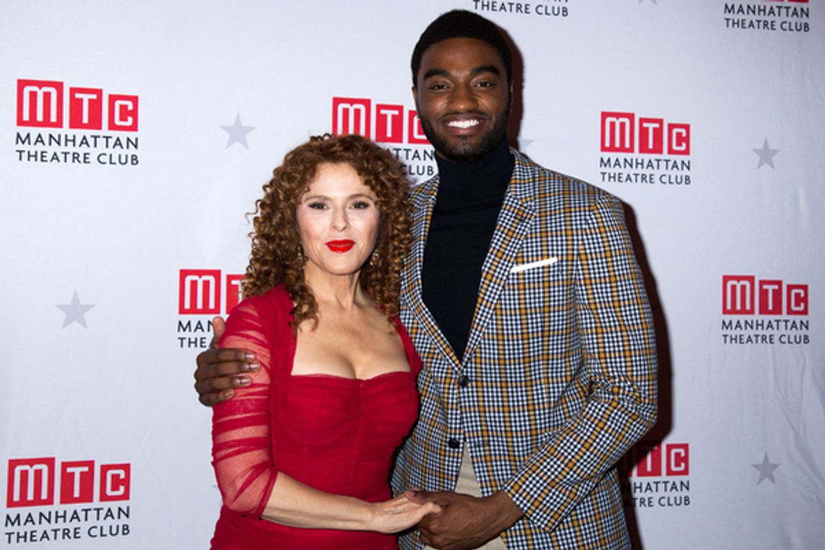 Bernadette Peters, Jelani Alladin at 