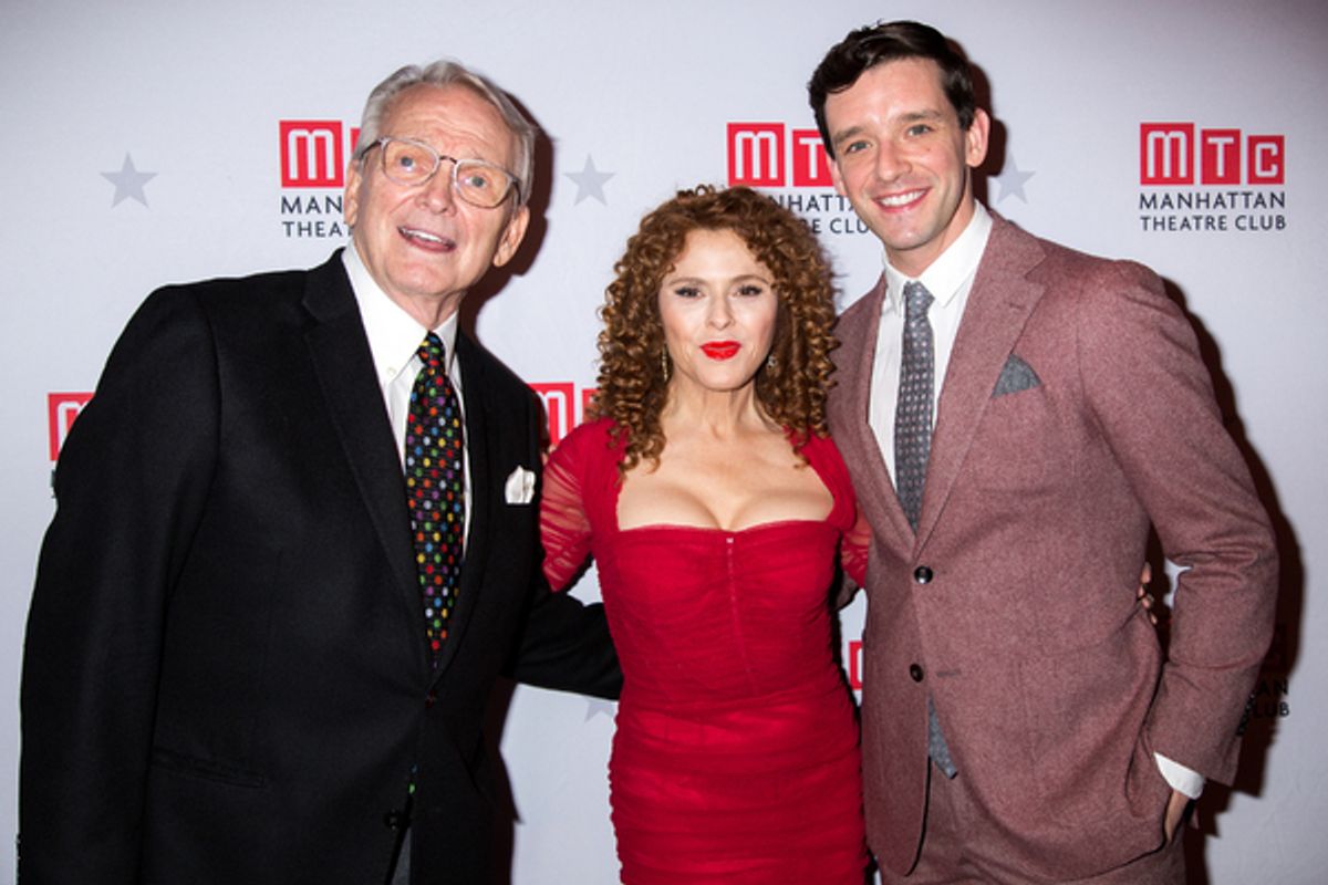 Bob Mackie, Bernadette Peters, Michael Urie at 