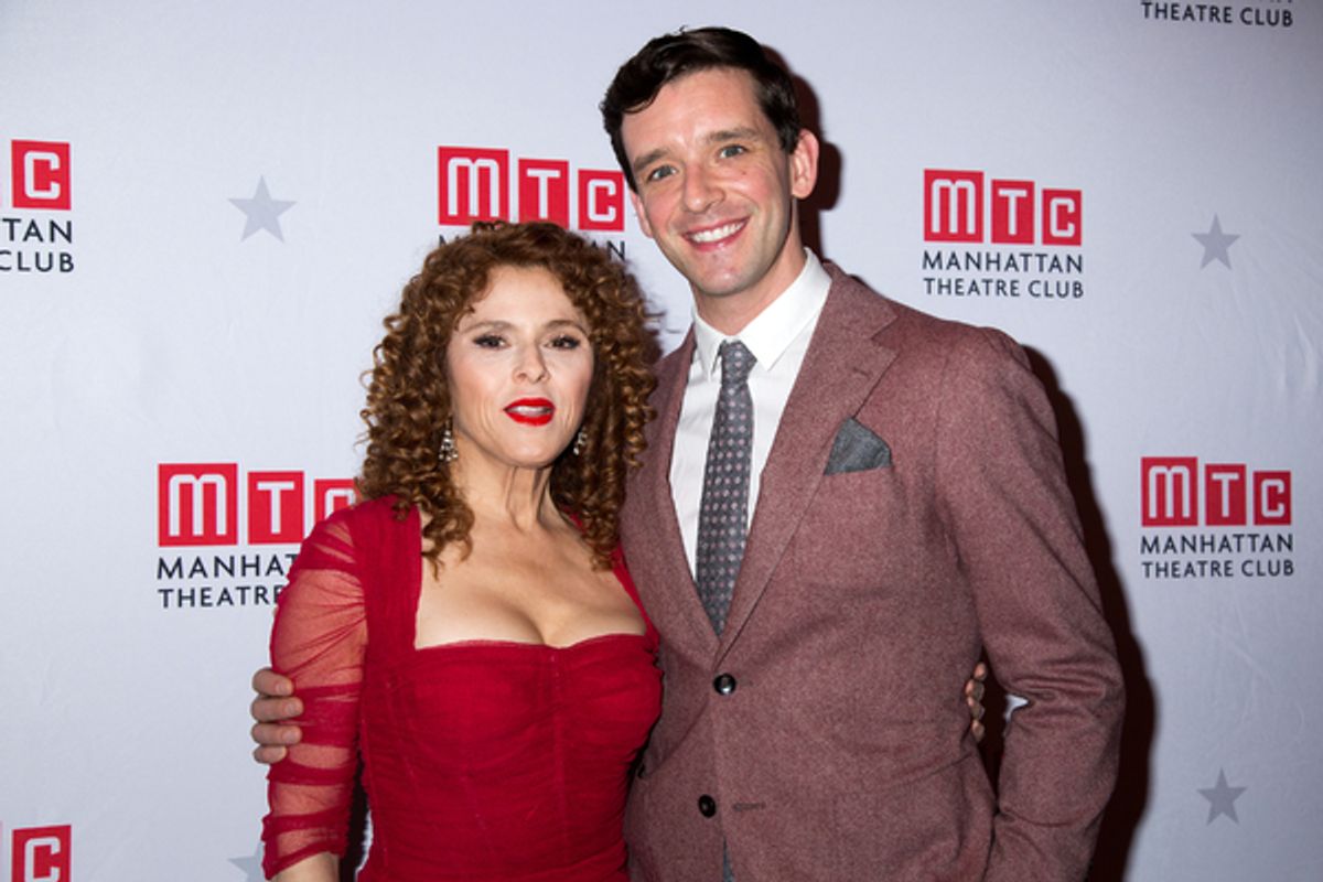 Bernadette Peters, Michael Urie at 