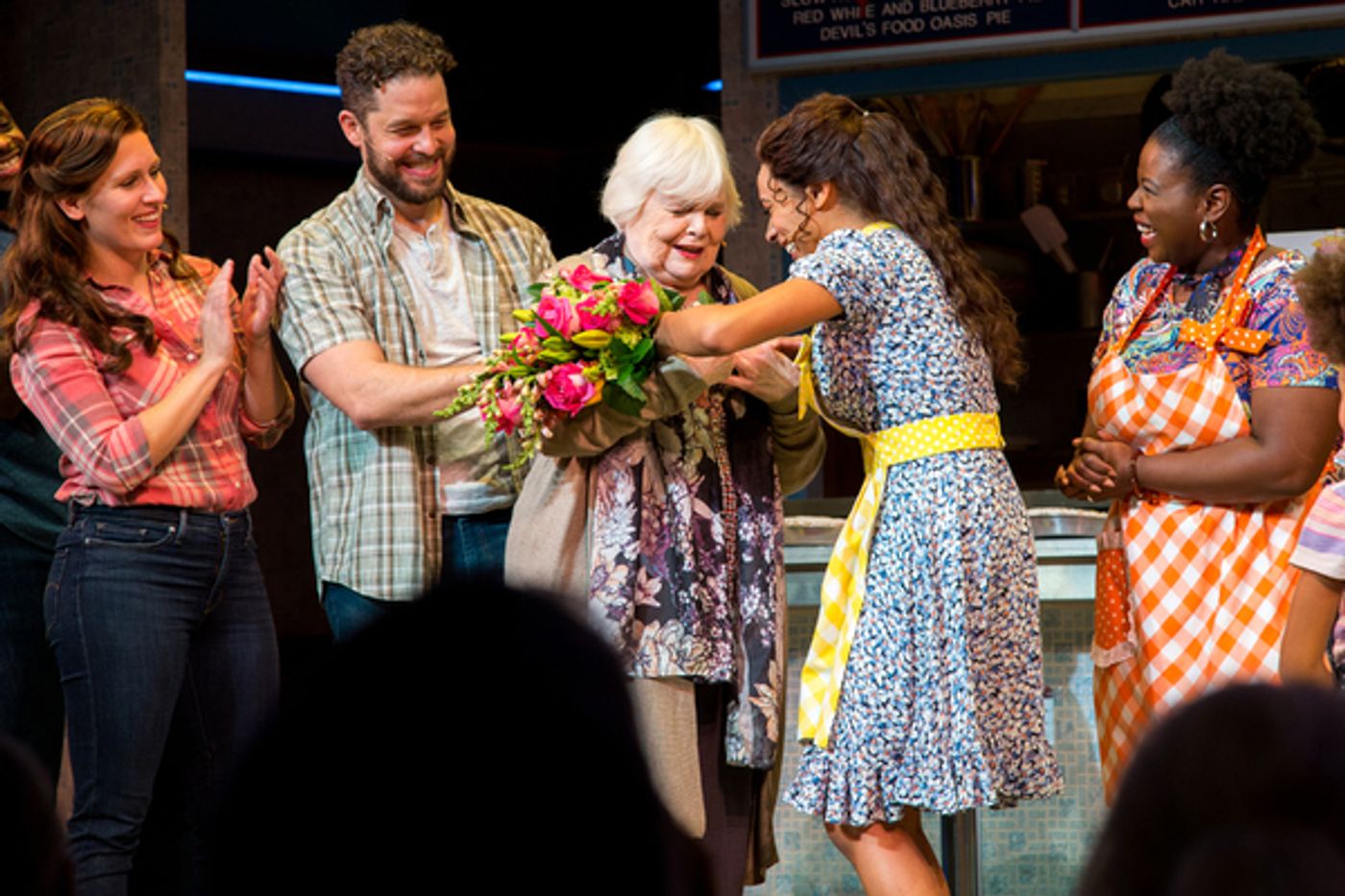 Photo Coverage: June Squibb Takes Her First Bows in WAITRESS  Image