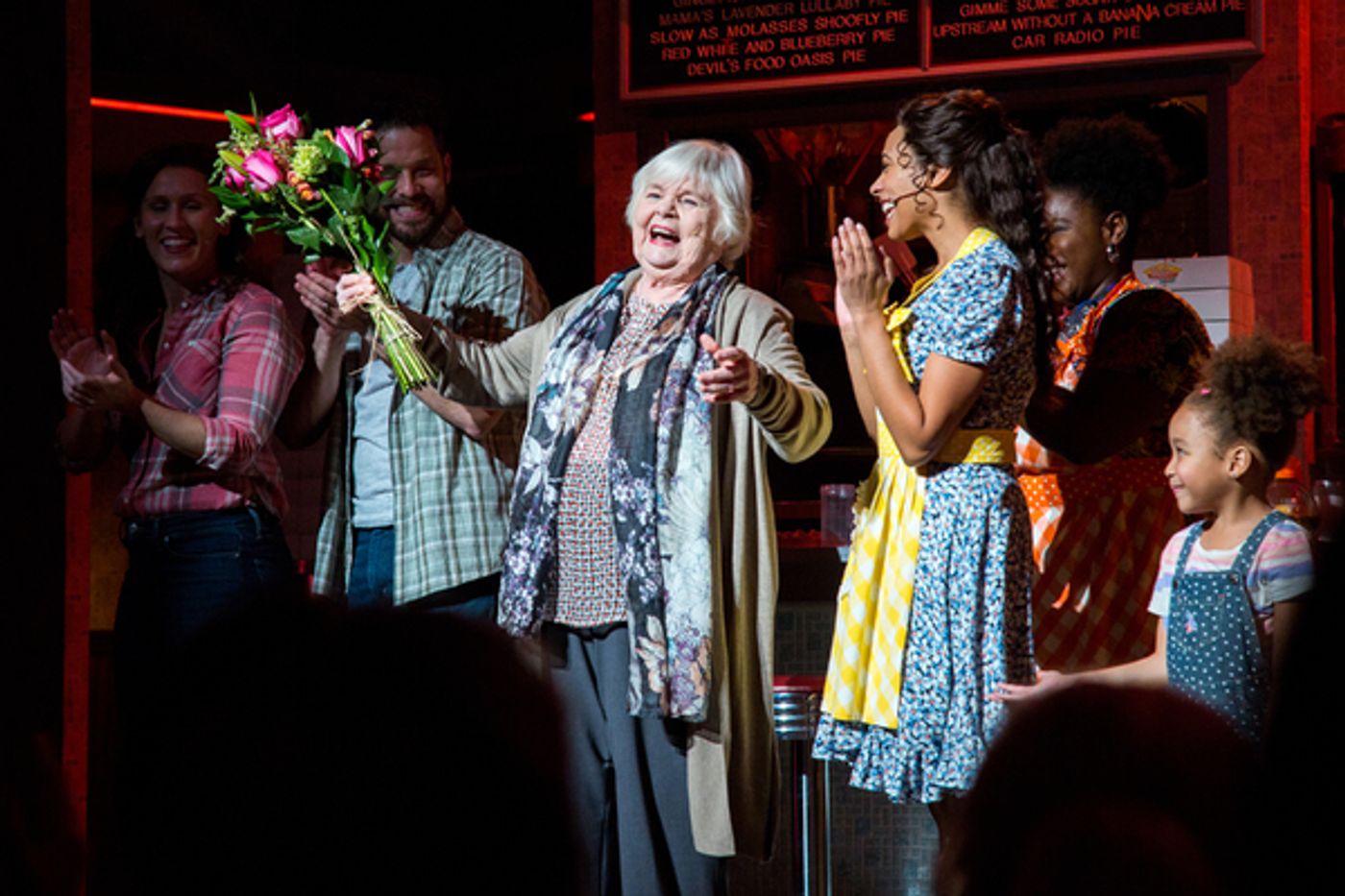 Photo Coverage: June Squibb Takes Her First Bows in WAITRESS  Image
