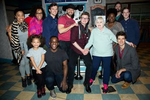 Chris Colfer, June Squibb, and the cast of WAITRESS @ BroadwayWorld Chris Colfer, June Squibb, and the cast of WAITRESS Photo
