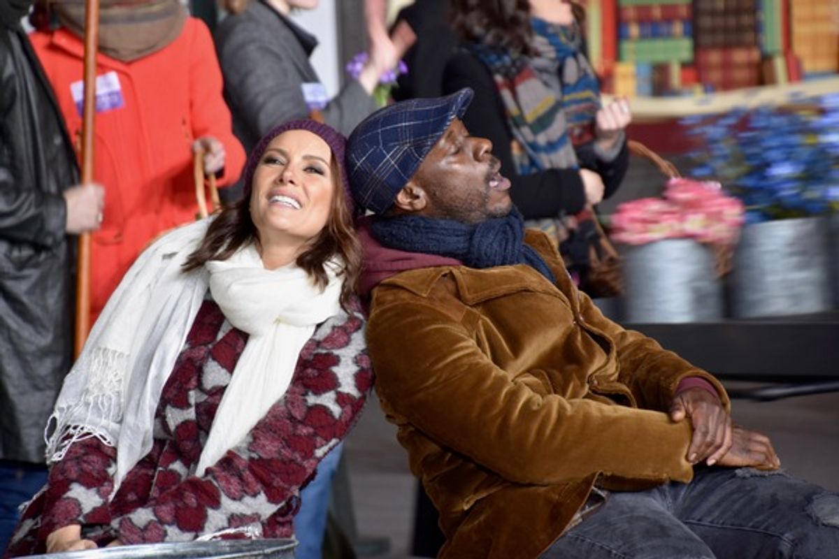 Laura Benanti and Lance Roberts at 