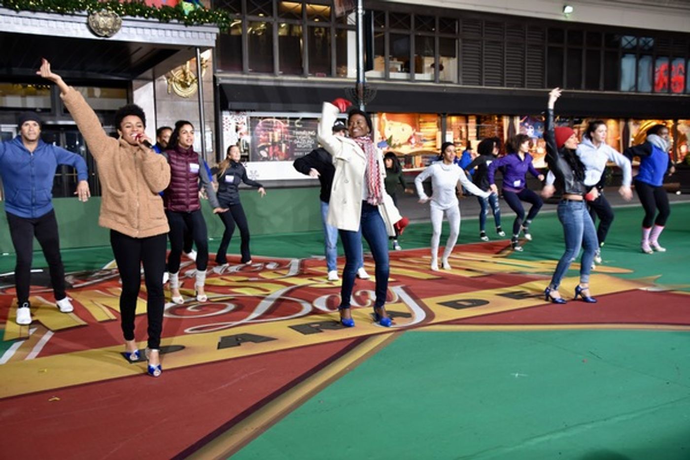 Photo Coverage: MY FAIR LADY, MEAN GIRLS & More Rehearse for Macy's Thanksgiving Day Parade! Photo Coverage: MY FAIR LADY, MEAN GIRLS & More Rehearse for Macy's Thanksgiving Day Parade! Image