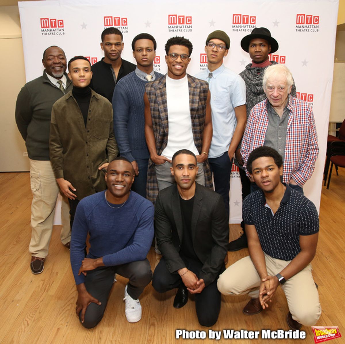 Back row: Chuck Cooper, Nicholas L. Ashe, Daniel Bellomy,  J. Quinton Johnson, Jeremy Pope, Caleb Eberhardt, John Clay and Austin Pendleton Front row: Gerald Caesar, Jonathan Burke and Marcus Gladney  at 