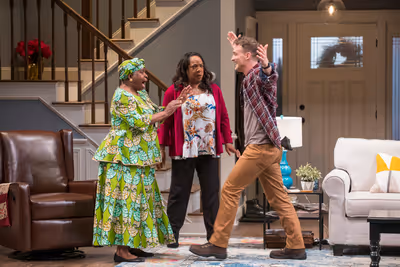 Cheryl Lynn Bruce (Anne), Jacqueline Williams (Margaret Munyewa) and Luigi Sottile (B Photo