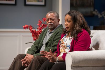 Cedric Young (Donald Chinyaramwira) and Jacqueline Williams (Margaret Munyewa) Photo