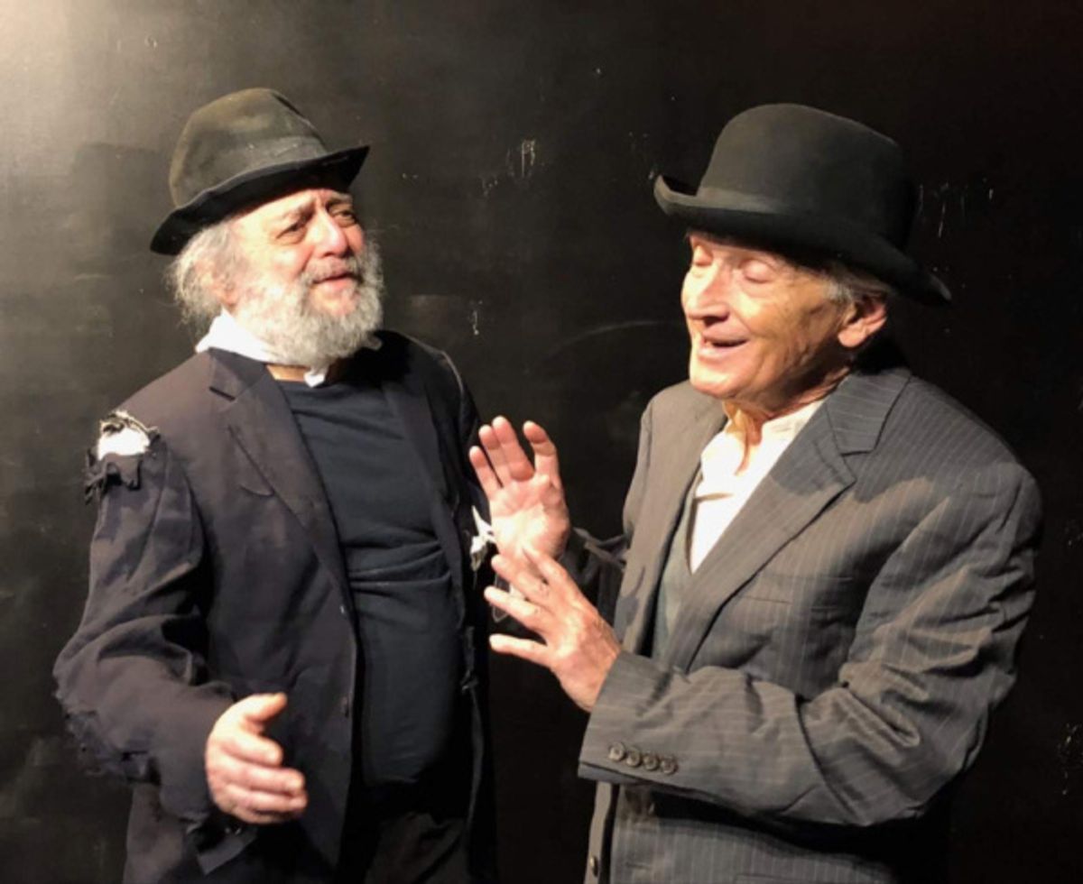 David Mandelbaum as Estragon and Rafael Goldwaser as Vladimir at 
