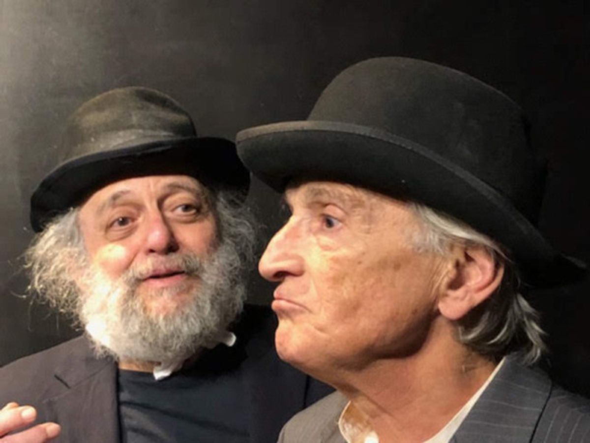 David Mandelbaum as Estragon and Rafael Goldwaser as Vladimir at 