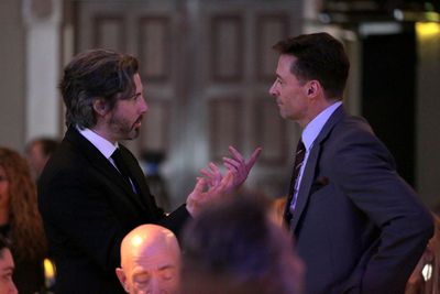 Jason Reitman, Hugh Jackman Photo
