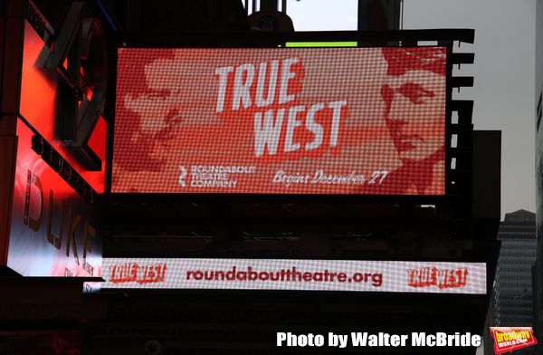 Theatre Marquee for the Roundabout Theatre Company production of the Sam Shepard play Photo