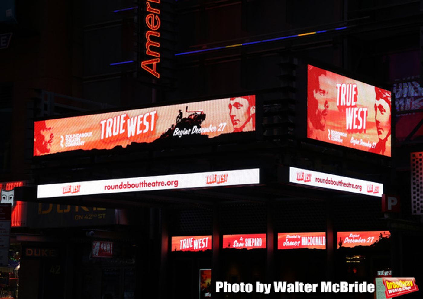 Up on the Marquee: TRUE WEST, with Ethan Hawke and Paul Dano!  Image