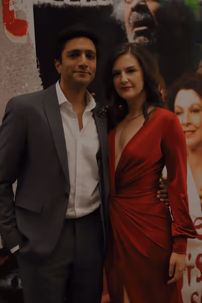 Sagar Kiran and Eleanor Handley Photo