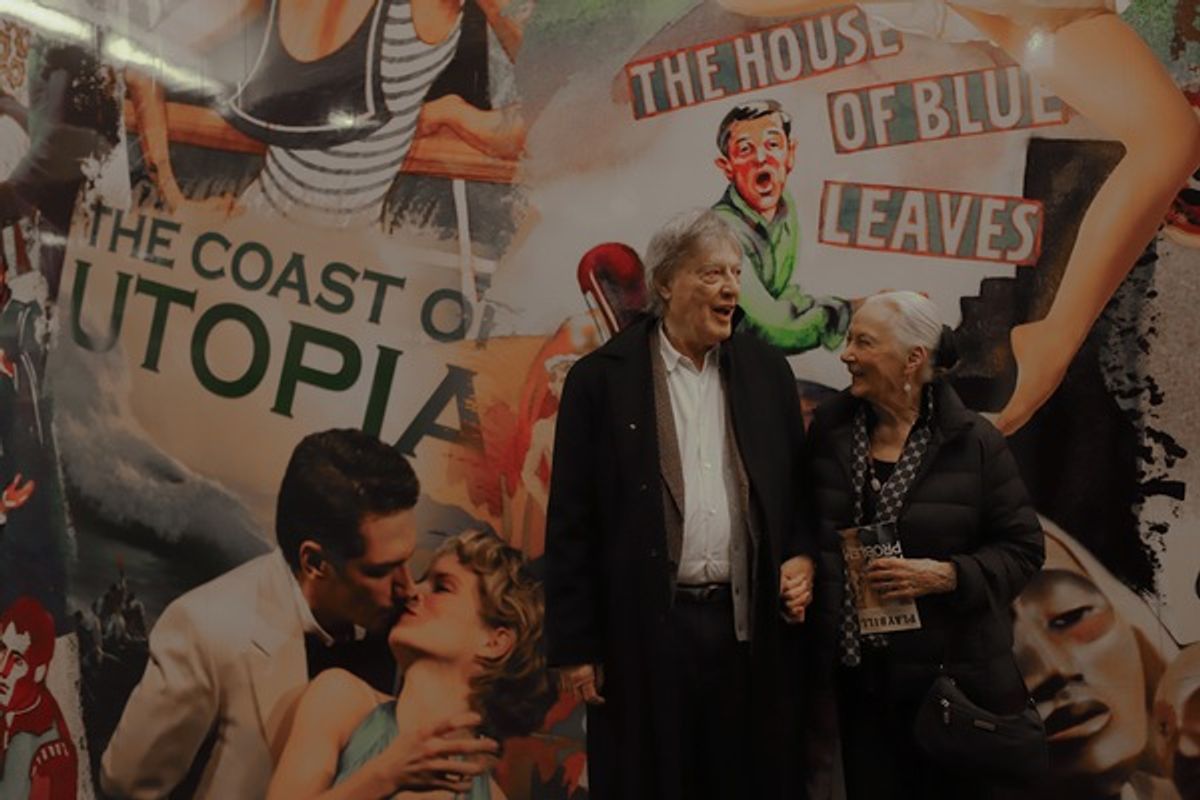 Tom Stoppard and Rosemary Harris at 