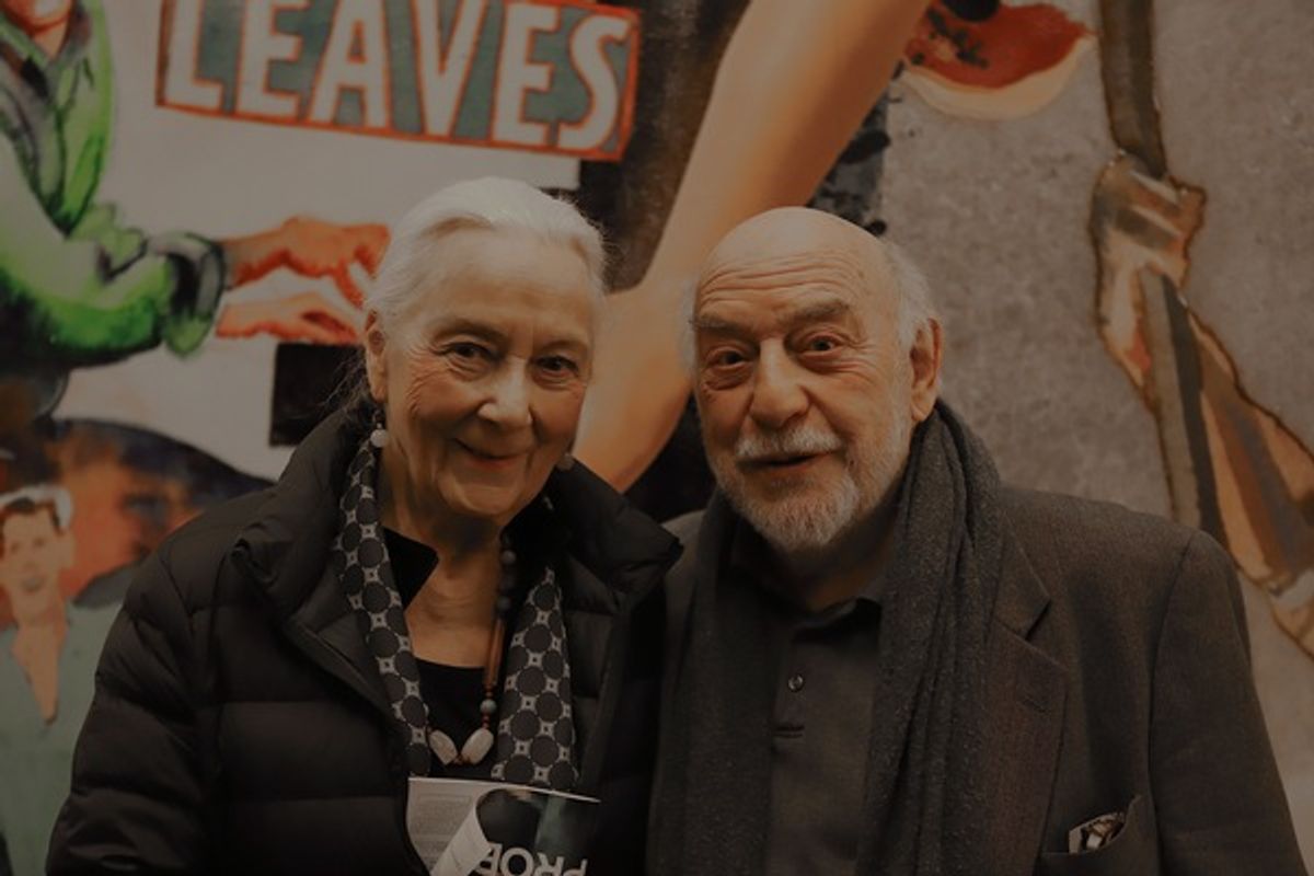 Jack O'Brien and RoseMary Harris at 