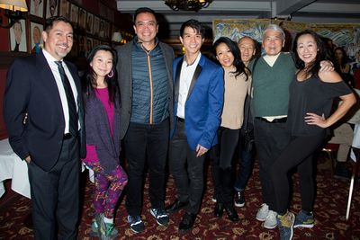 Telly Leung and FLOWER DRUM SONG cast members Photo