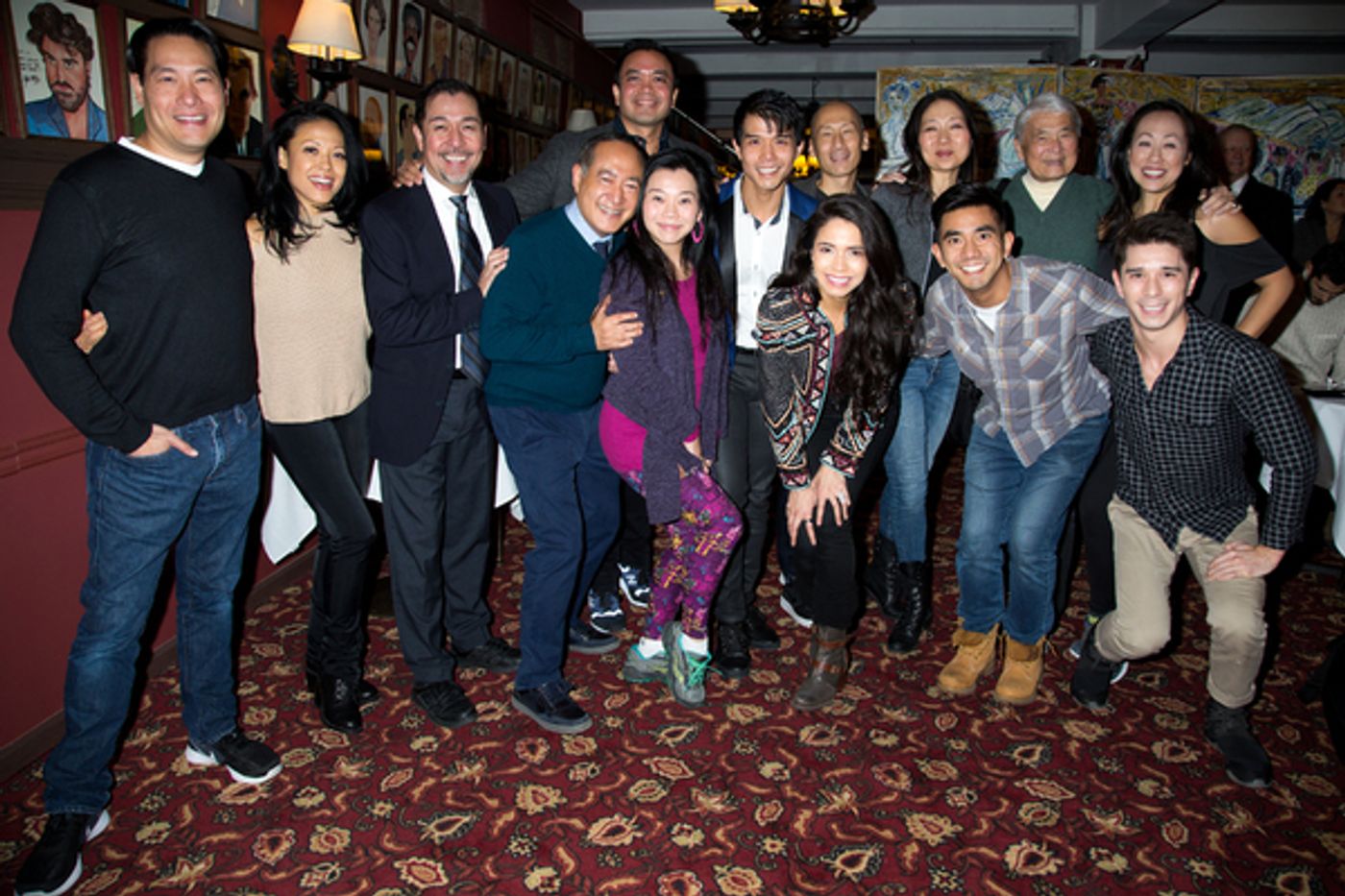 Photo Coverage: Telly Leung Receives His Portrait at Sardi's Photo Coverage: Telly Leung Receives His Portrait at Sardi's Image