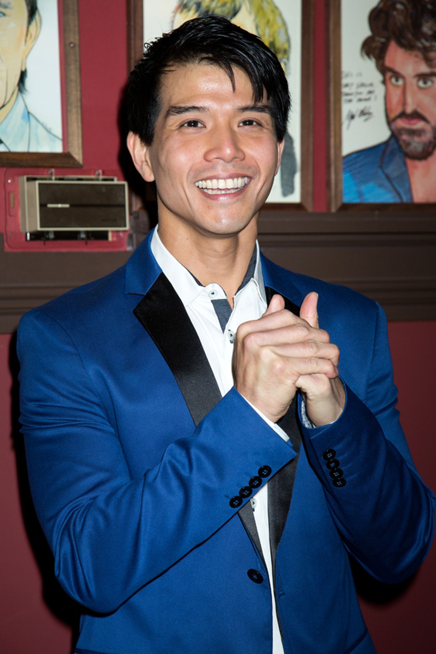 Photo Coverage: Telly Leung Receives His Portrait at Sardi's  Image