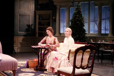 Laura Kaldis and Heidi Hinkel as Lizzie and Jane Photo