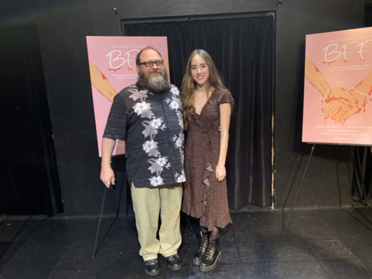 John Lant and Zoe Nelms at 