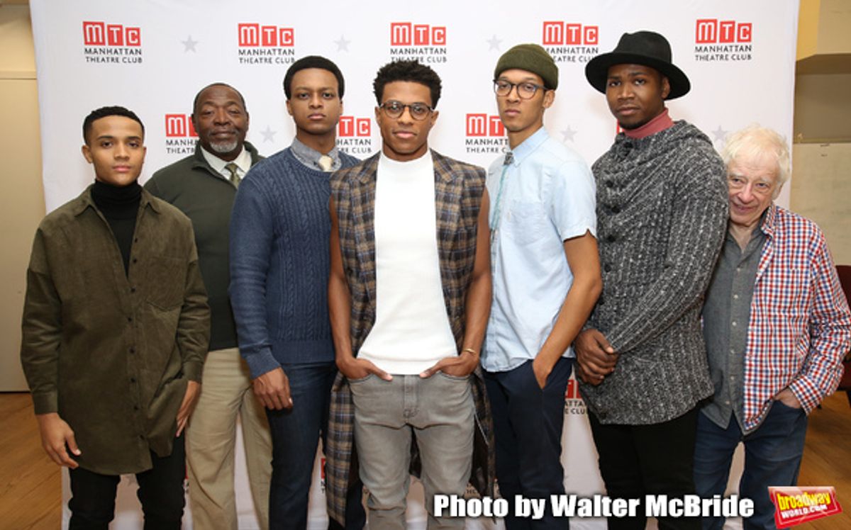 Nicholas L. Ashe, Chuck Cooper, J. Quinton Johnson, Jeremy Pope, Caleb Eberhardt, John Clay and Austin Pendleton  at 