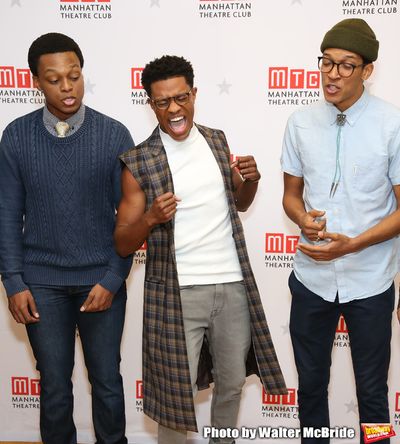 J. Quinton Johnson, Jeremy Pope, Caleb Eberhard  Photo