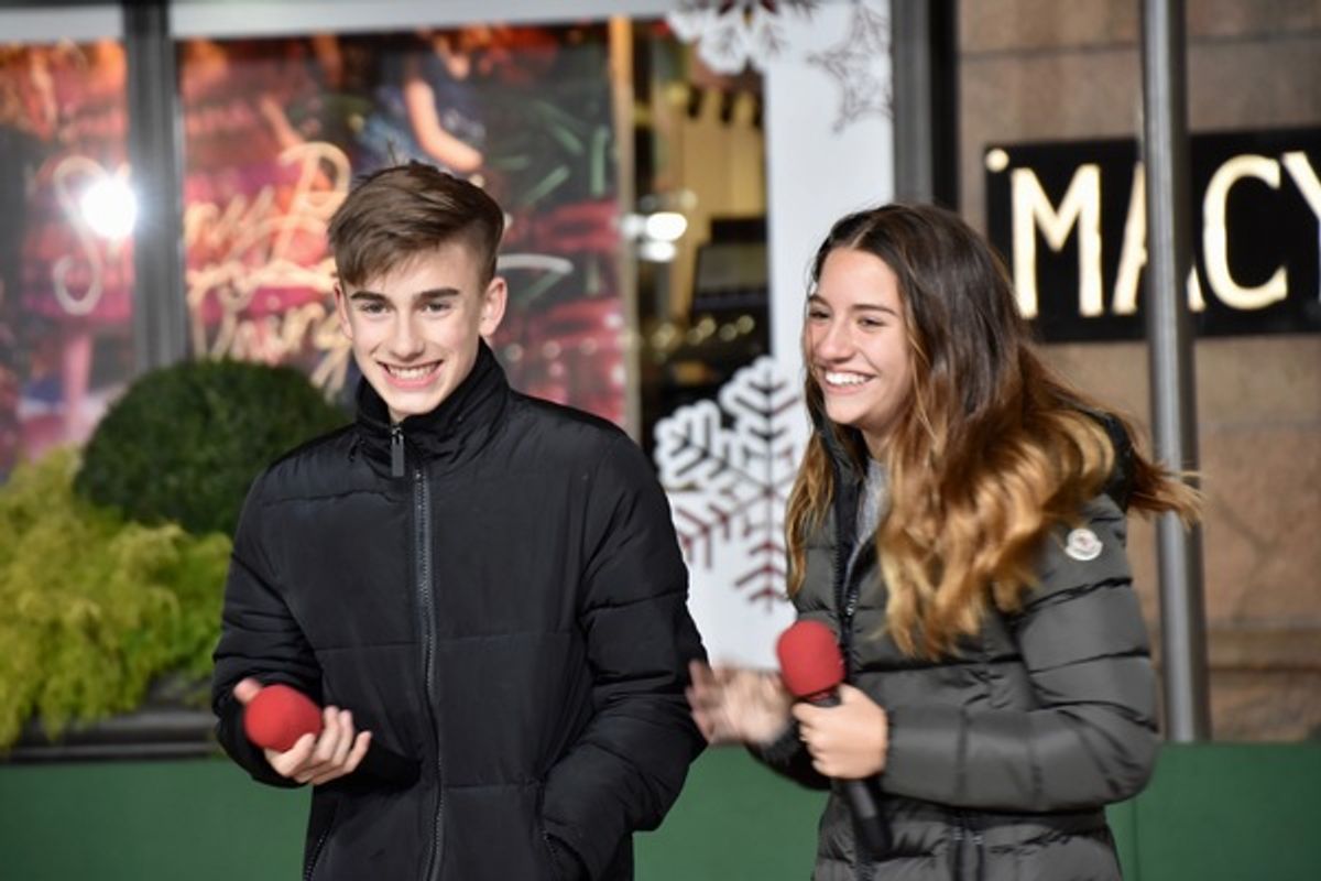 Johnny Orlando and Mackenzie Ziegler at 
