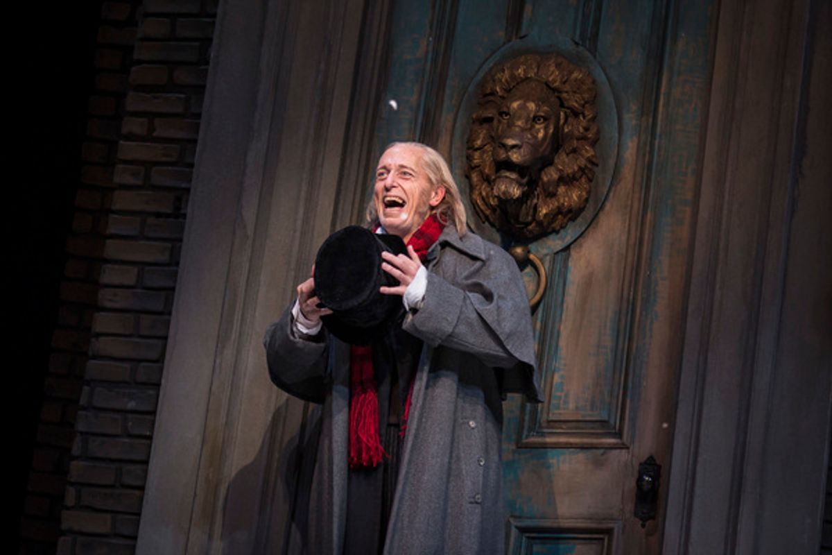 Larry Yando (Ebenezer Scrooge) at 