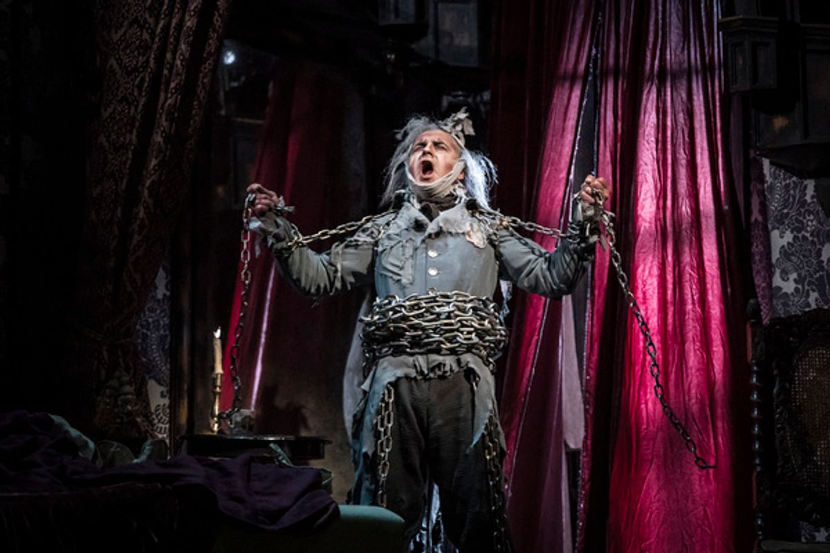 Larry Yando (Ebenezer Scrooge) at 