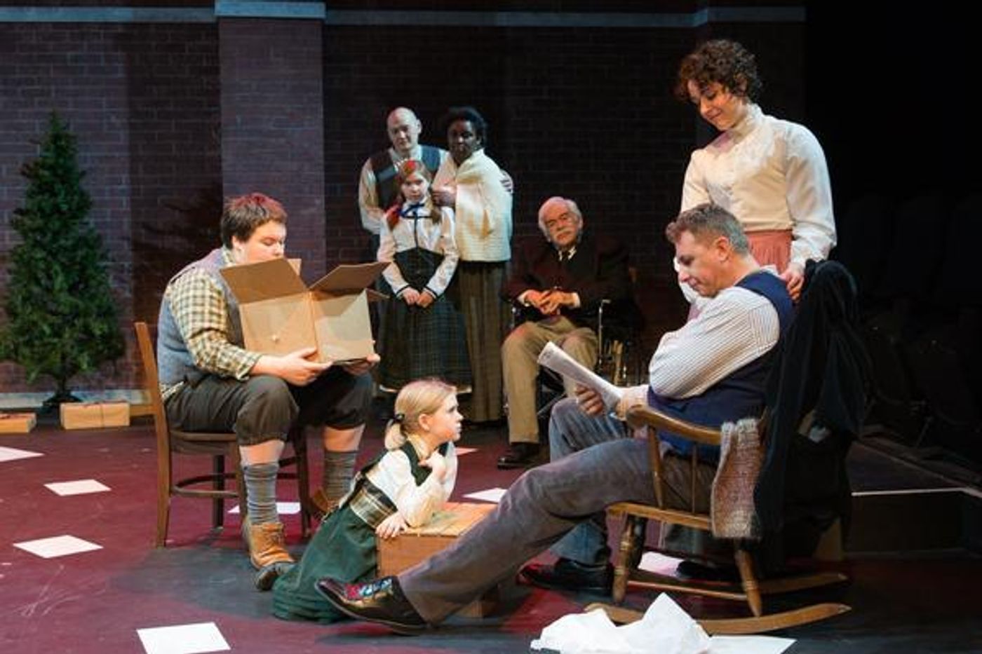 Photo Flash: The Lakewood Playhouse Presents YES VIRGINIA, THERE IS A SANTA CLAUS  Image