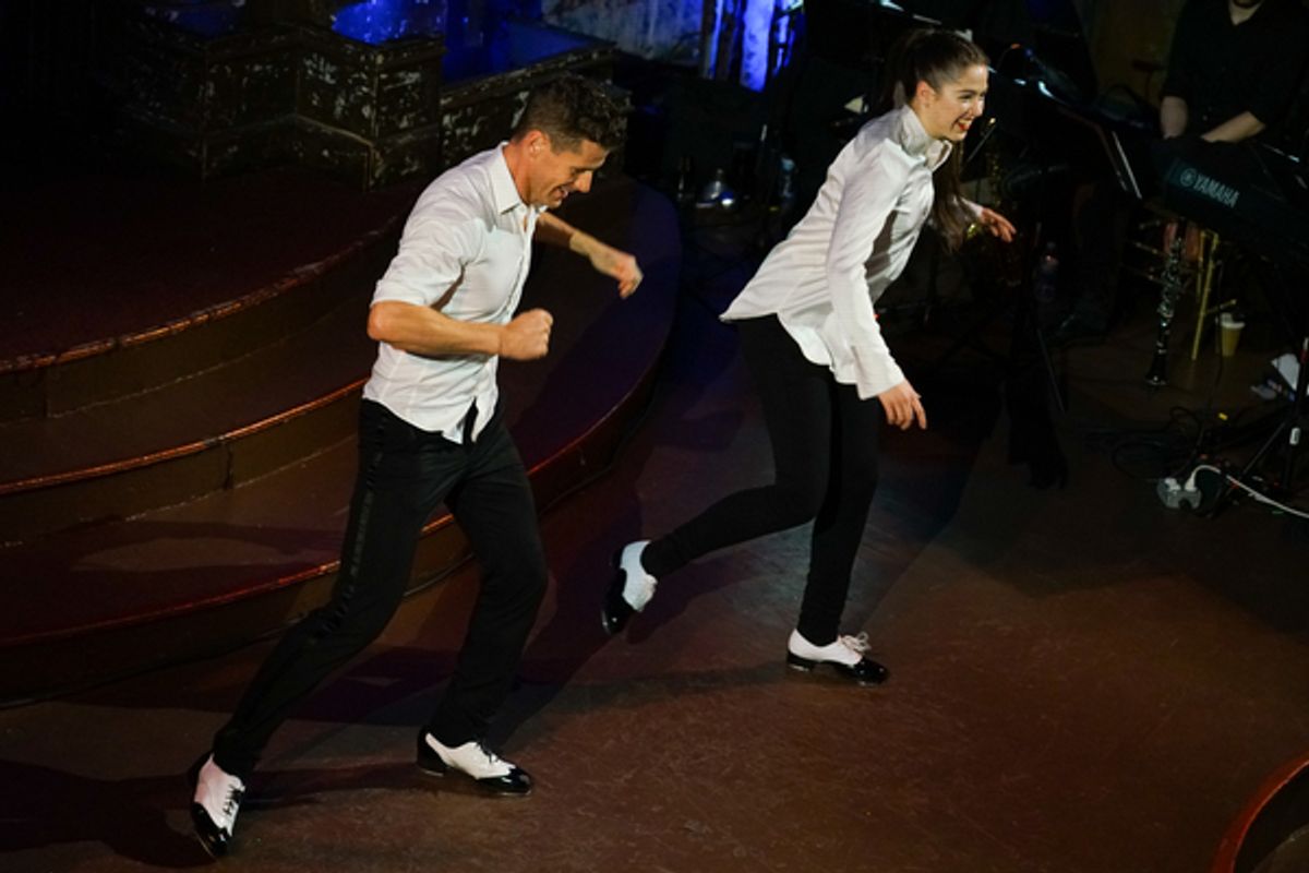 Luke Hawkins Performs with a Broadway Dreams Student Abigail Cowan at 