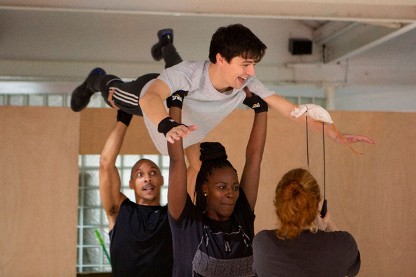 Photo Flash: Inside Rehearsal For THE CURIOUS INCIDENT OF THE DOG IN THE NIGHT-TIME at the Piccadilly Theatre  Image