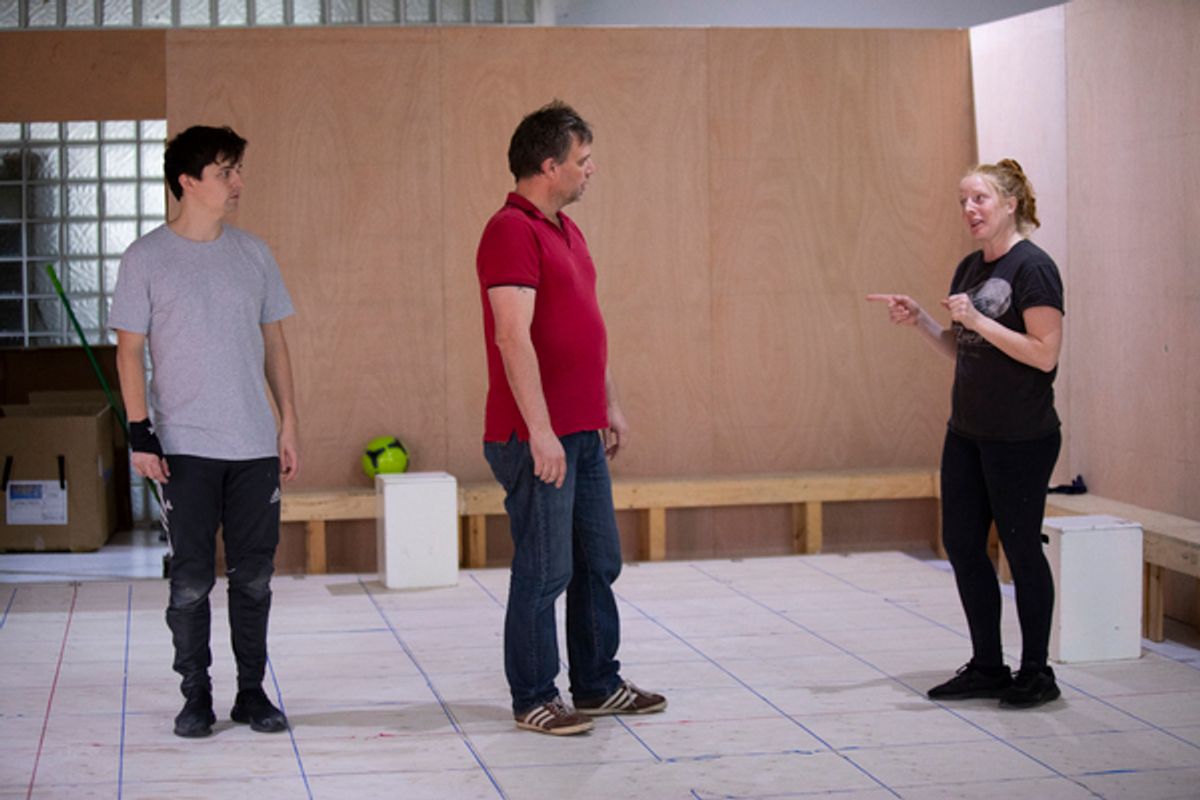 Joshua Jenkins, Stuart Laing, and Eliza Collings at 