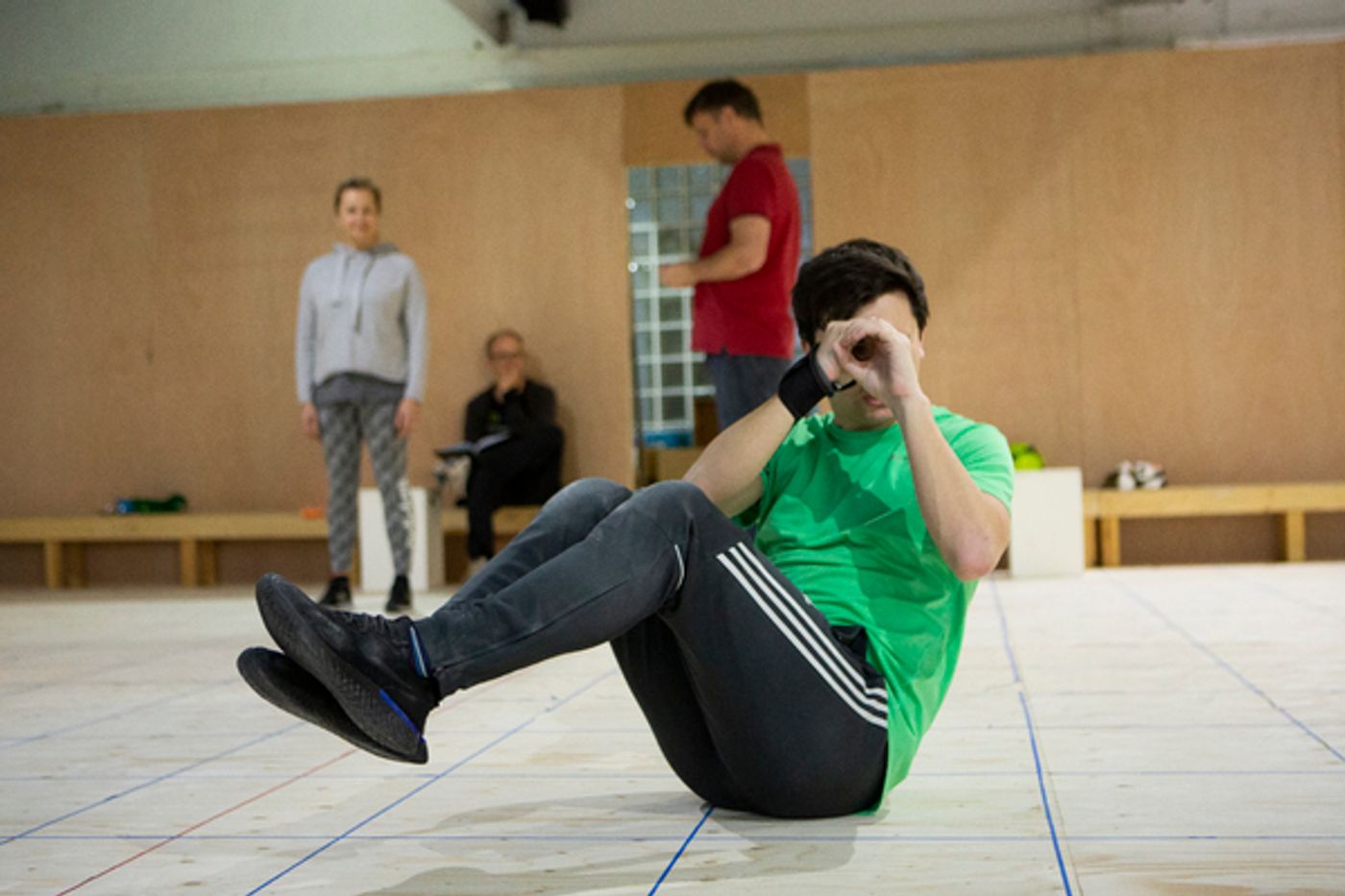 Photo Flash: Inside Rehearsal For THE CURIOUS INCIDENT OF THE DOG IN THE NIGHT-TIME at the Piccadilly Theatre  Image