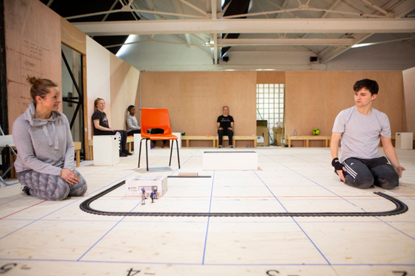 Photo Flash: Inside Rehearsal For THE CURIOUS INCIDENT OF THE DOG IN THE NIGHT-TIME at the Piccadilly Theatre  Image