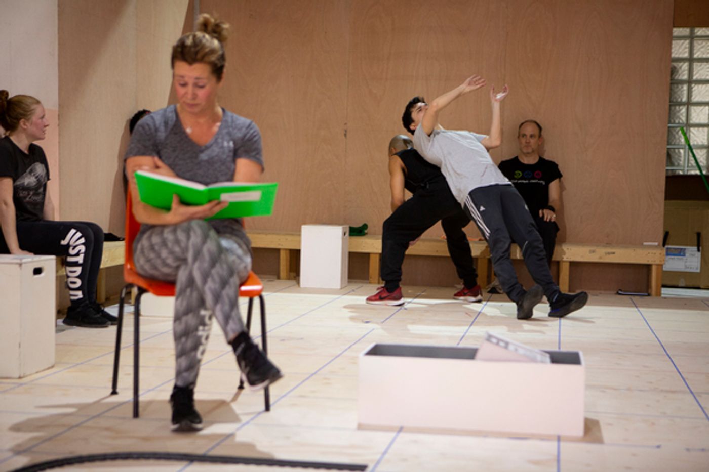 Photo Flash: Inside Rehearsal For THE CURIOUS INCIDENT OF THE DOG IN THE NIGHT-TIME at the Piccadilly Theatre  Image