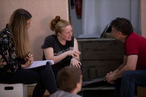 Katy Rudd, Eliza Collings, and Stuart Laing Photo