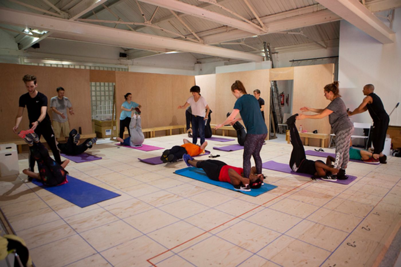 Photo Flash: Inside Rehearsal For THE CURIOUS INCIDENT OF THE DOG IN THE NIGHT-TIME at the Piccadilly Theatre  Image